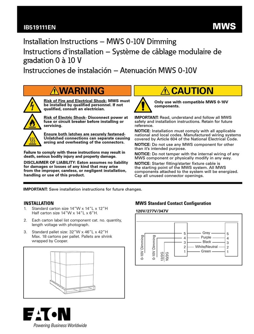 Eaton MWS installation instructions