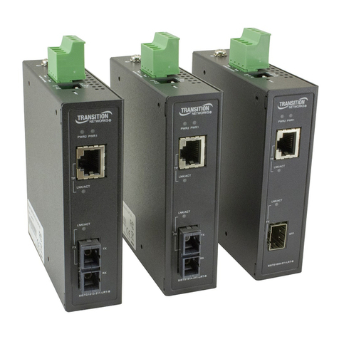 Transition Networks SISTG10-211-LRT-B Series quick start guide