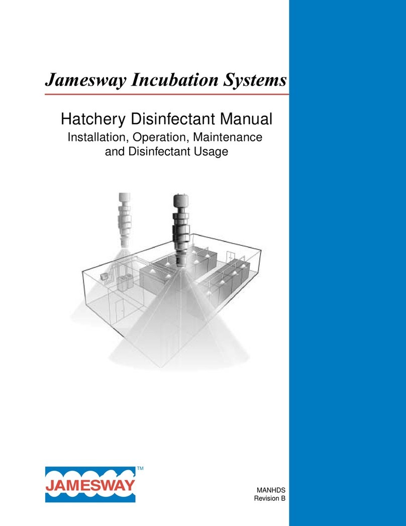 Jamesway Hatchery Disinfectant System manual Jamesway Hatchery Disinfectant System manual