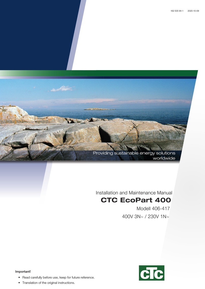 CTC Union EcoPart 400 SERIES Manual