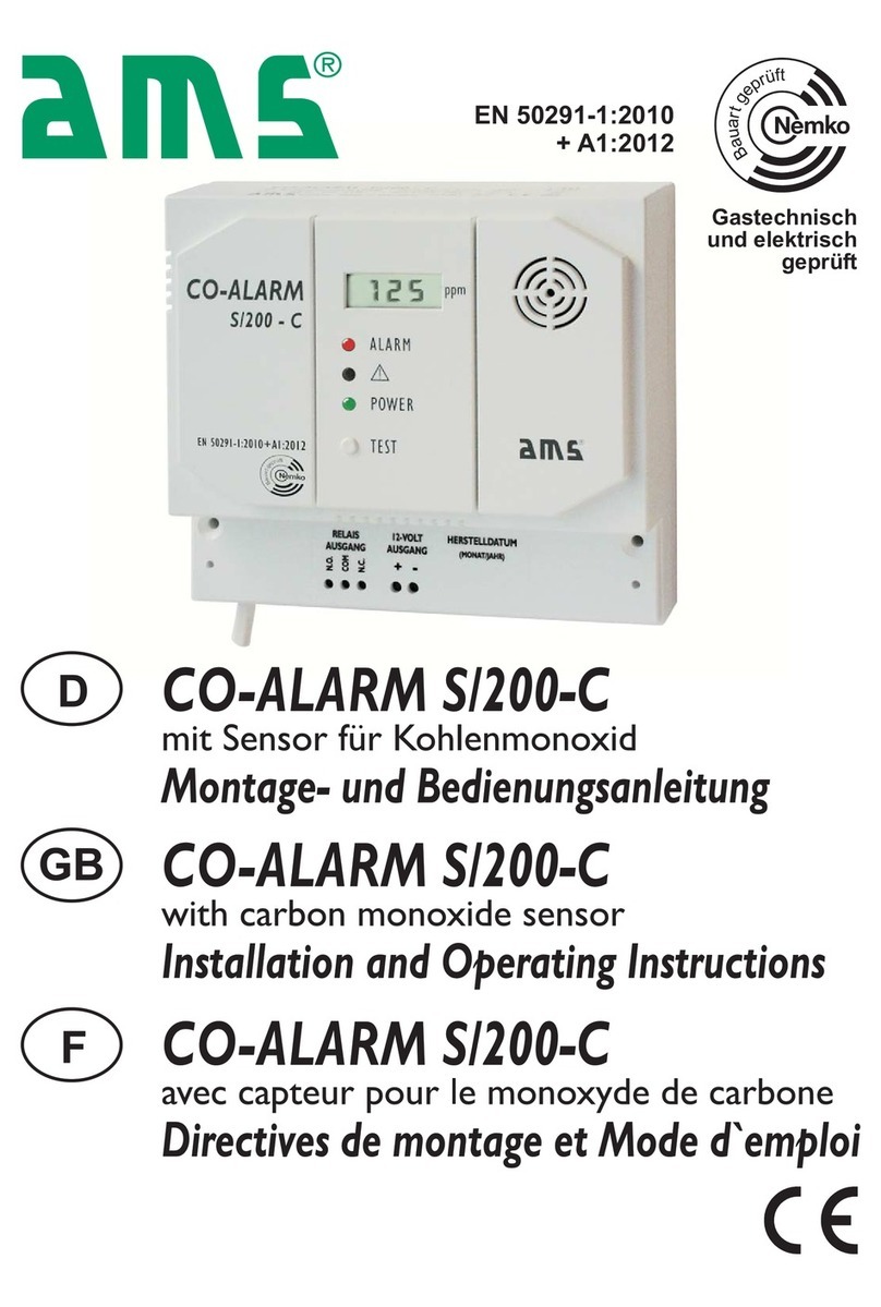 AMS CO-ALARM S/200-C User manual