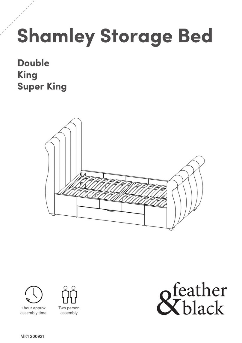 feather&black Shamley Storage Bed User manual feather&black Shamley Storage Bed User manual