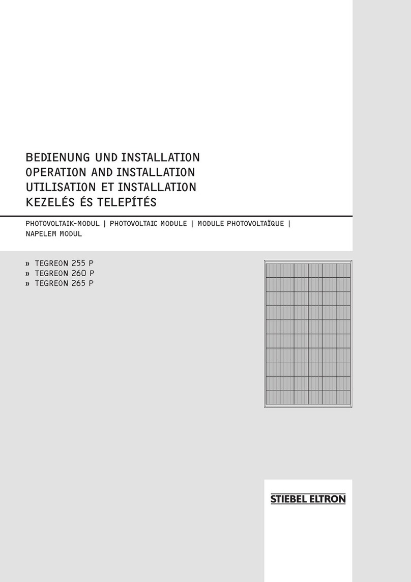 STIEBEL ELTRON TEGREON 255 P Instruction Manual