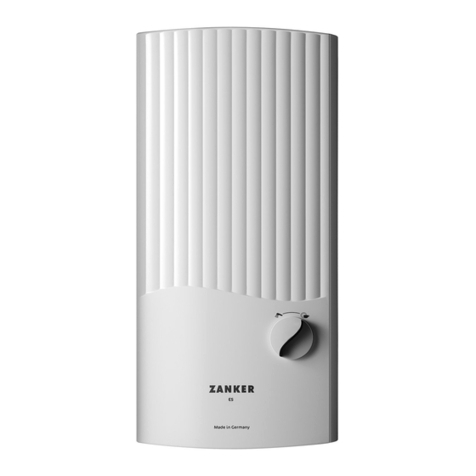 ZANKER DE 13 Operating and installation instructions