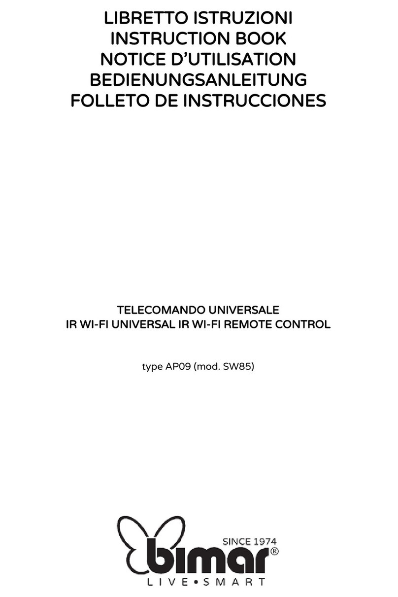 Bimar AP09 Instruction book
