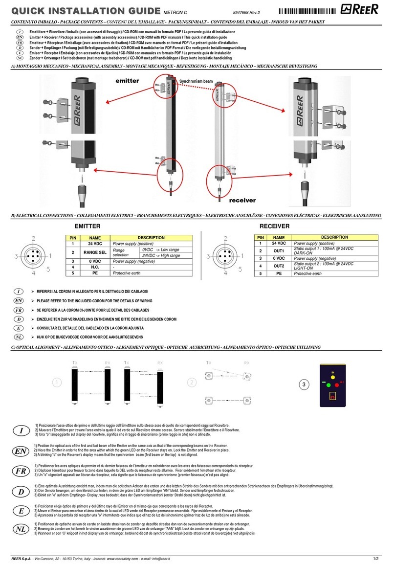 Reer METRON C Quick installation guide