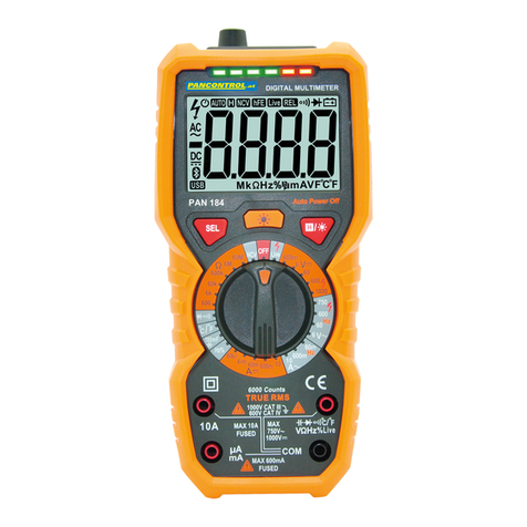 PANCONTROL PAN 184 manual