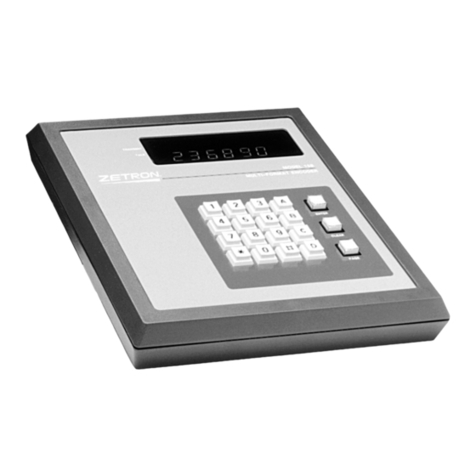 ZETRON 15P operating manual