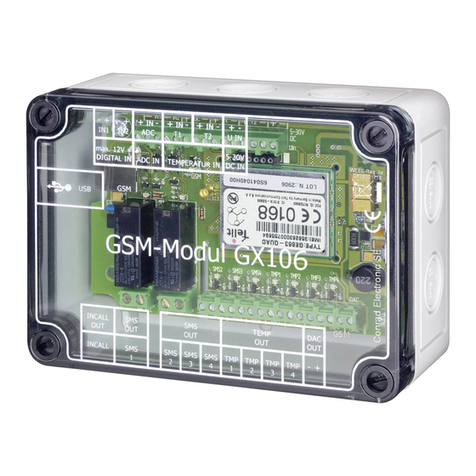 Conrad Electronic GX106 operating instructions