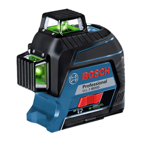 Bosch GLL 3-60 XG User manual