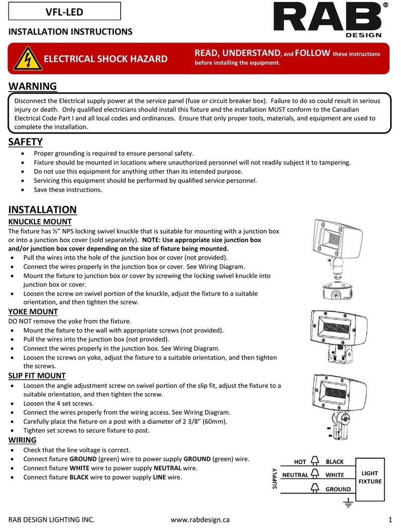 RAB Design VFL-LED User manual