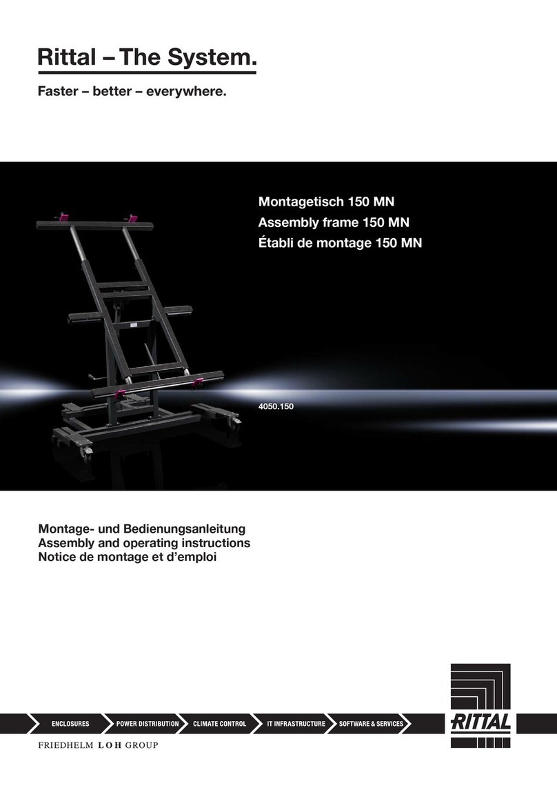 Rittal 4050.150 Assembly and operating instructions Rittal 4050.150 Assembly and operating instructions