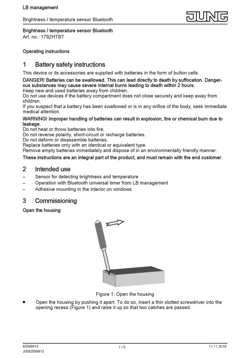 Jung 1792HTBT operating instructions