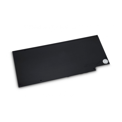 ekwb EK-FC Radeon Vega Strix Backplate INSTALLATION AND MOUNTING MANUAL