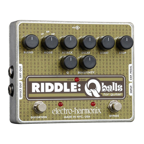 Electro-Harmonix Riddle: Q-Balls User manual