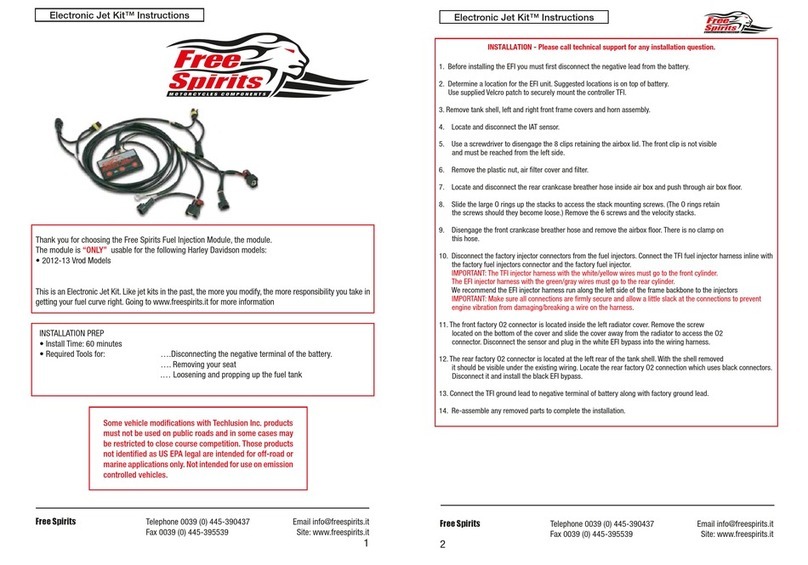 Free Spirits Electronic Jet Kit instructions