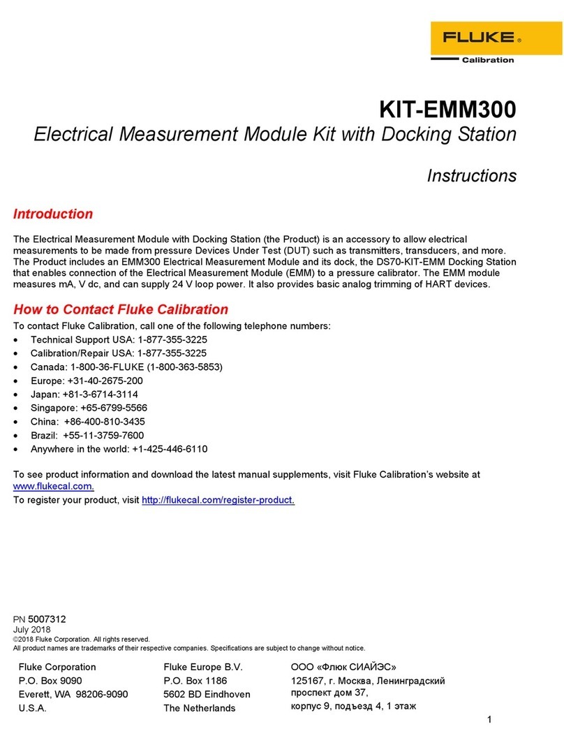 Fluke Calibration KIT-EMM300 instructions Fluke Calibration KIT-EMM300 instructions