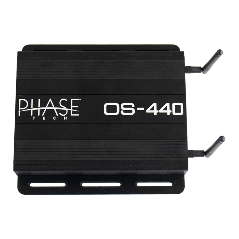 Phase-Tech OS-440 Operating and maintenance manual