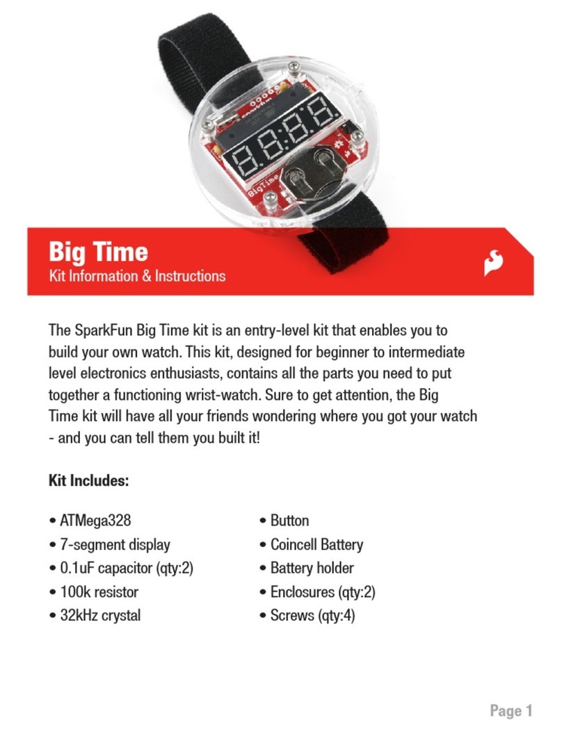 Sparkfun Electronics Big Time Owner's manual