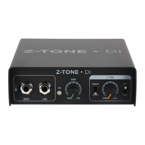 IK Multimedia Z-TONE DI User manual