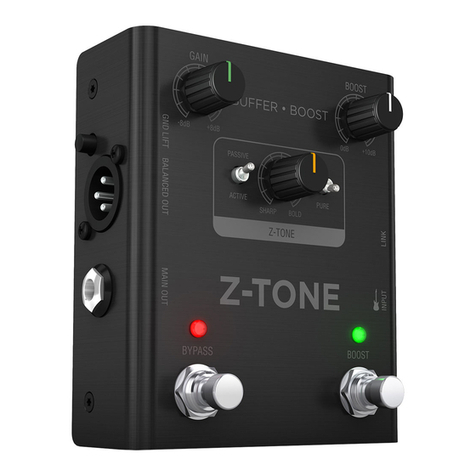 IK Multimedia Z-TONE Buffer Boost user manual