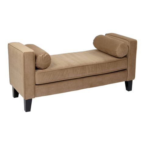 Office Star Products Ave Six Curves Bench CVS20 User manual Office Star Products Ave Six Curves Bench CVS20 User manual