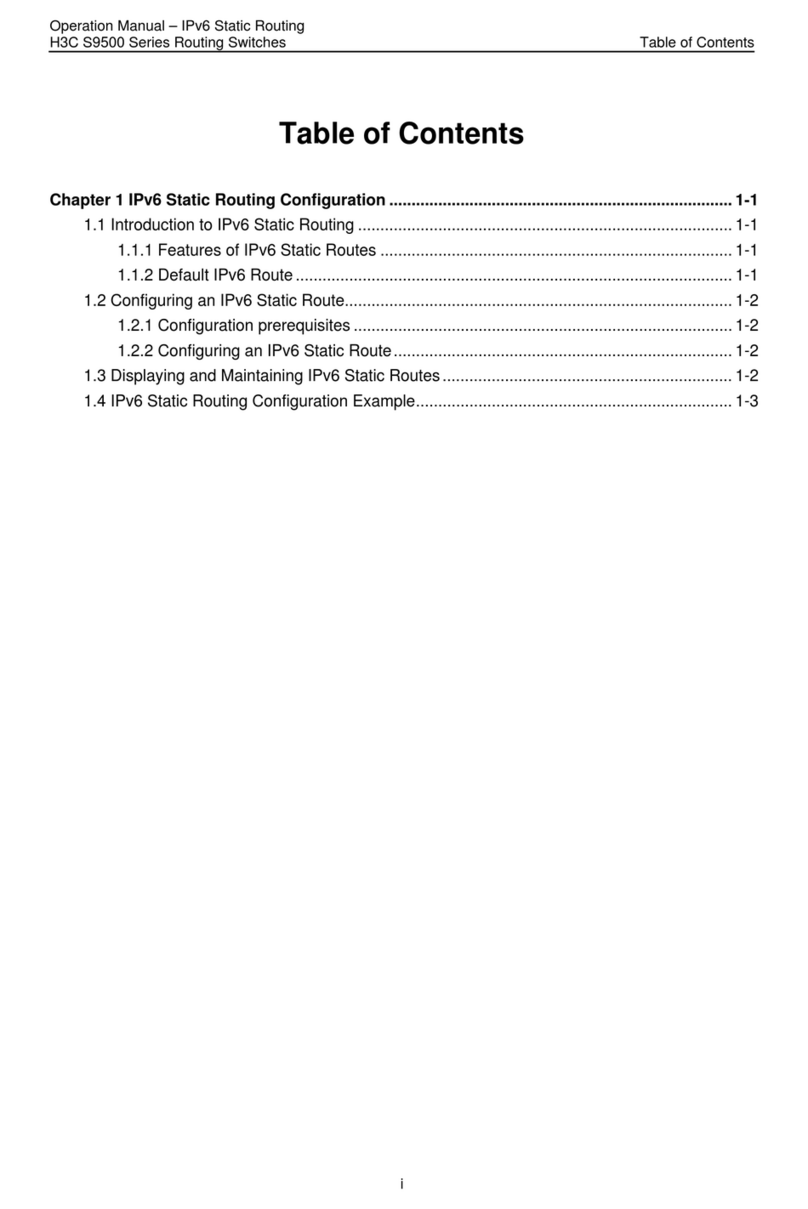 H3C S9500 Series Operation manual