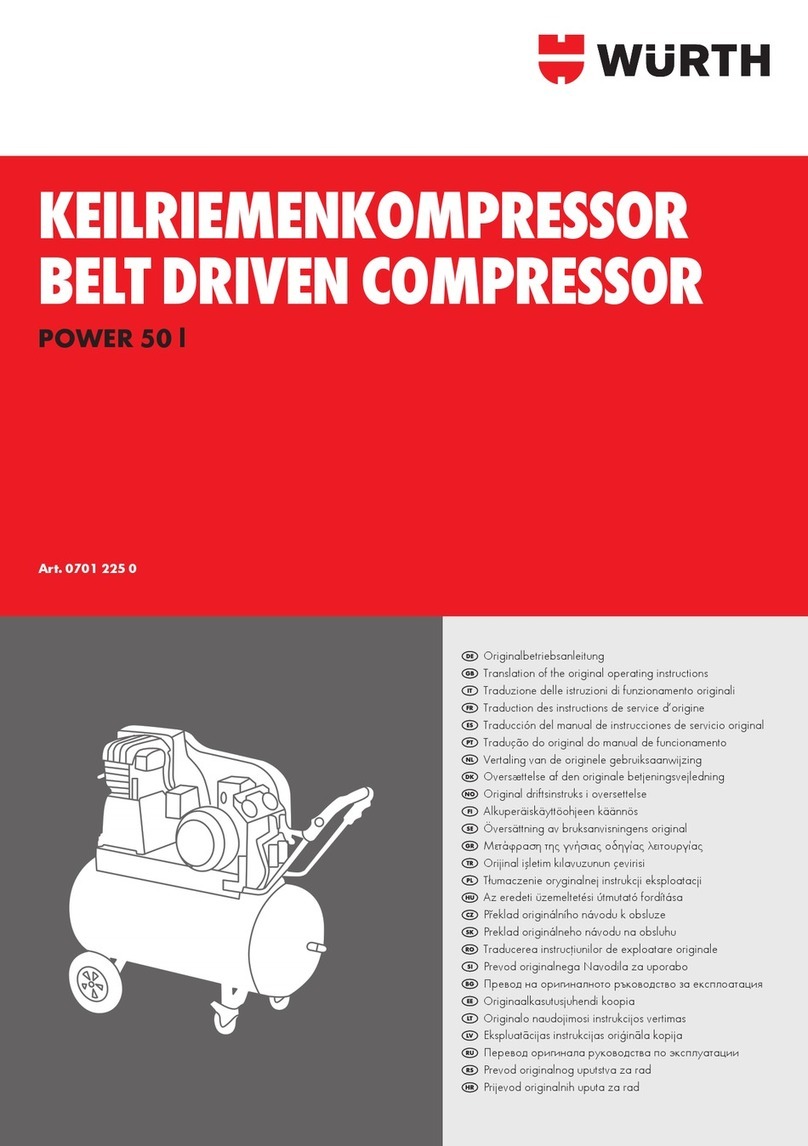 Würth POWER 50 L Translation of the original operating instructions