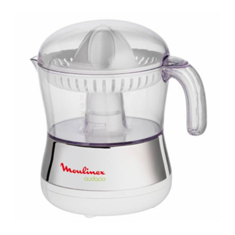 Moulinex audacio User manual