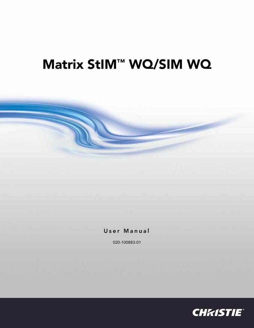 Christie Matrix StIM-WQ User manual