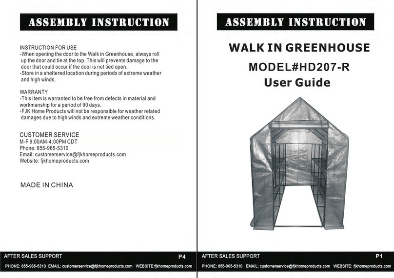 FJK home products HD207-R user guide