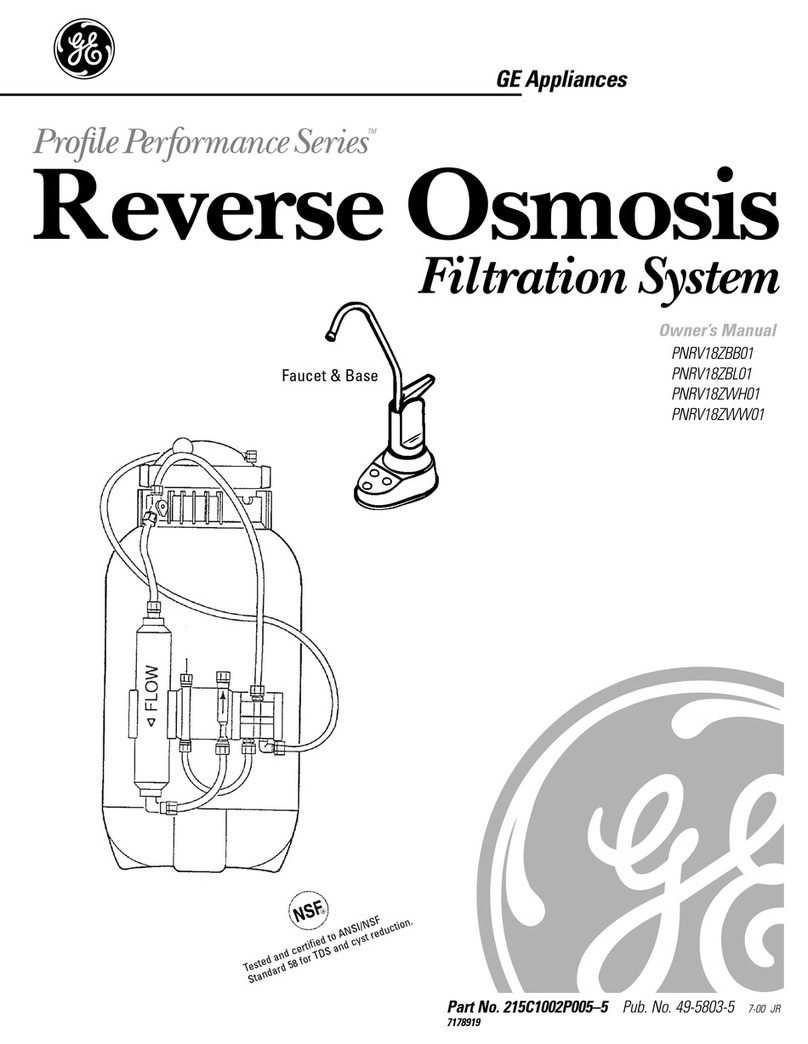 GE Smart Water PNRV18ZBB01 owner's manual