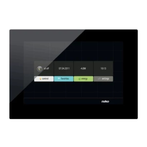 Niko 550-20100 User manual