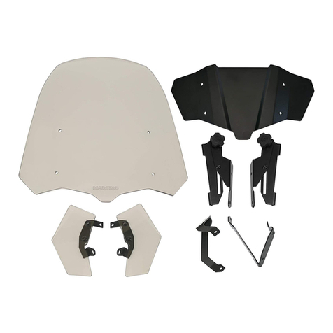MadStad Engineering Quick-Release Adjustable Windshield System manual