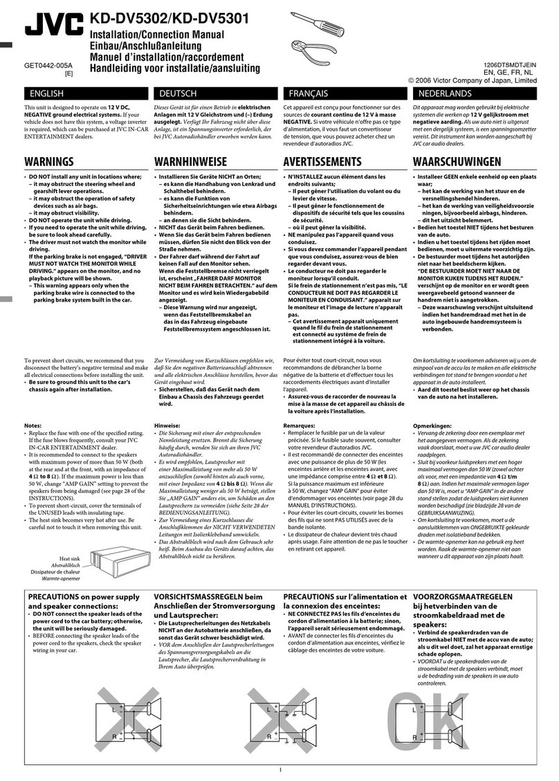 JVC KD-DV5302 Guide