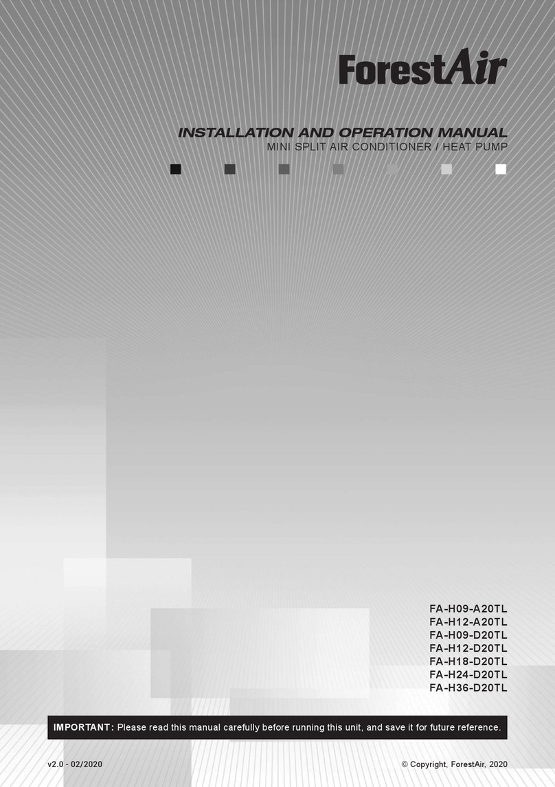 ForestAir FA-H09-A20TL User manual