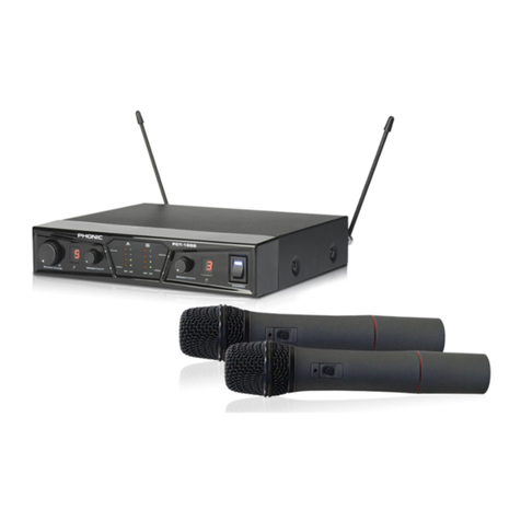 Phonic PCT-1000 User manual