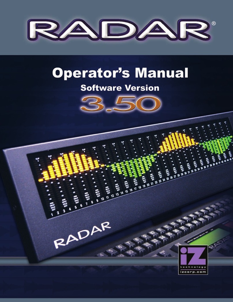 iZ Technology RADAR Operator's manual
