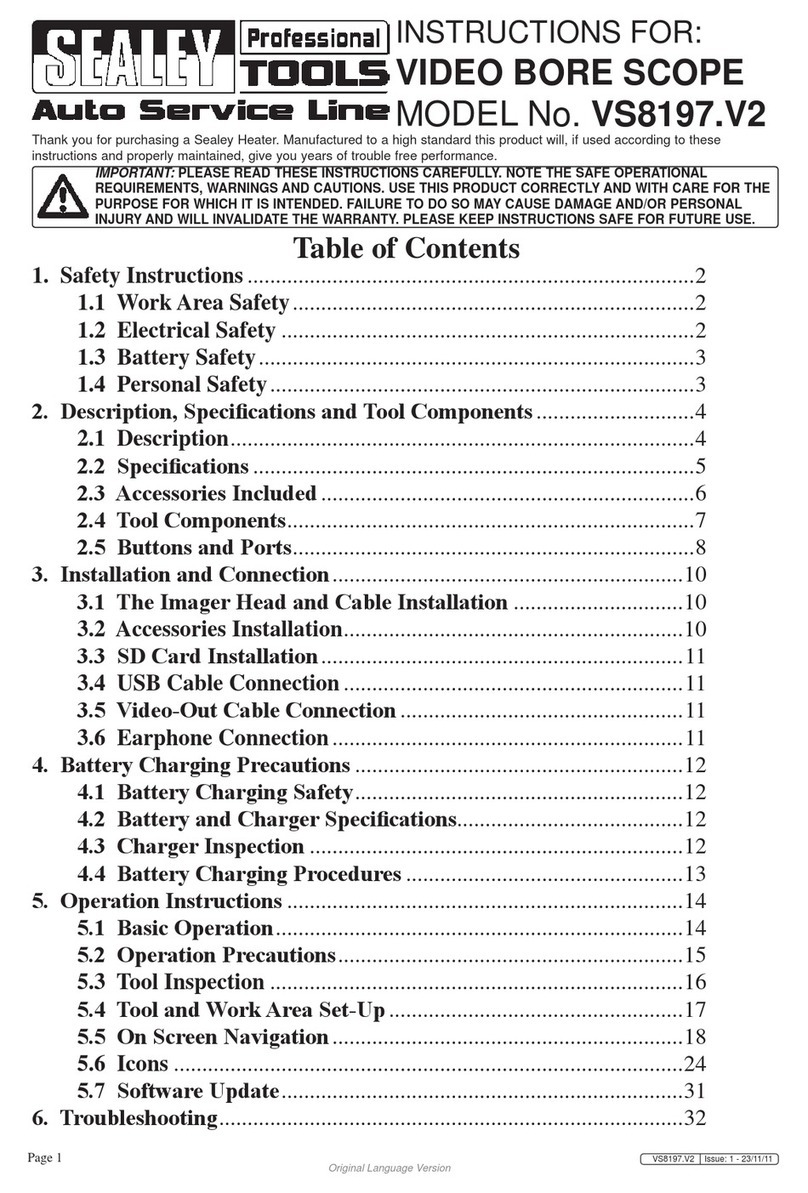 Sealey Auto Service VS8197.V2 instructions