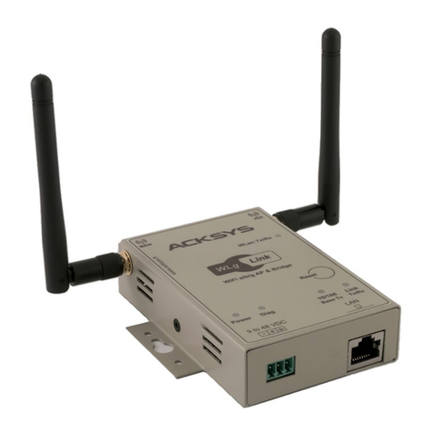 Acksys Wlg-LINK-V3 User manual