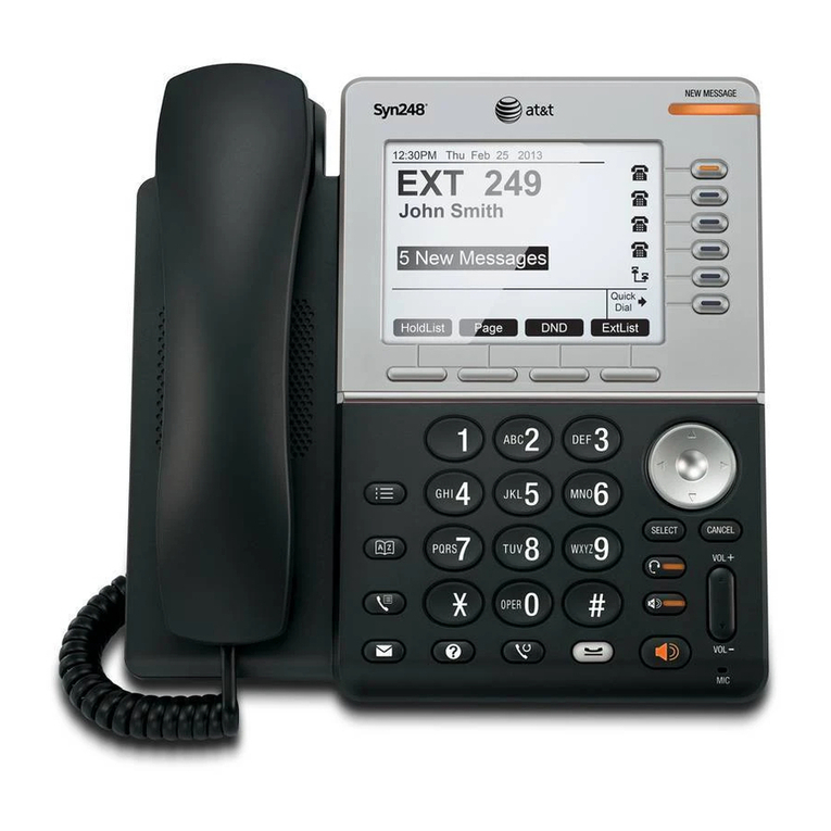 AT&T Syn248 SB35031 quick start guide