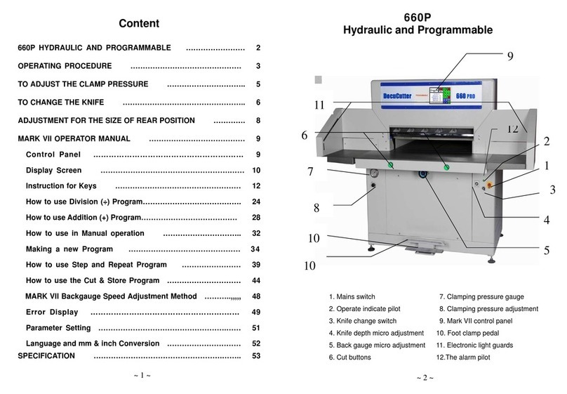 Duplo 660P Operator's manual