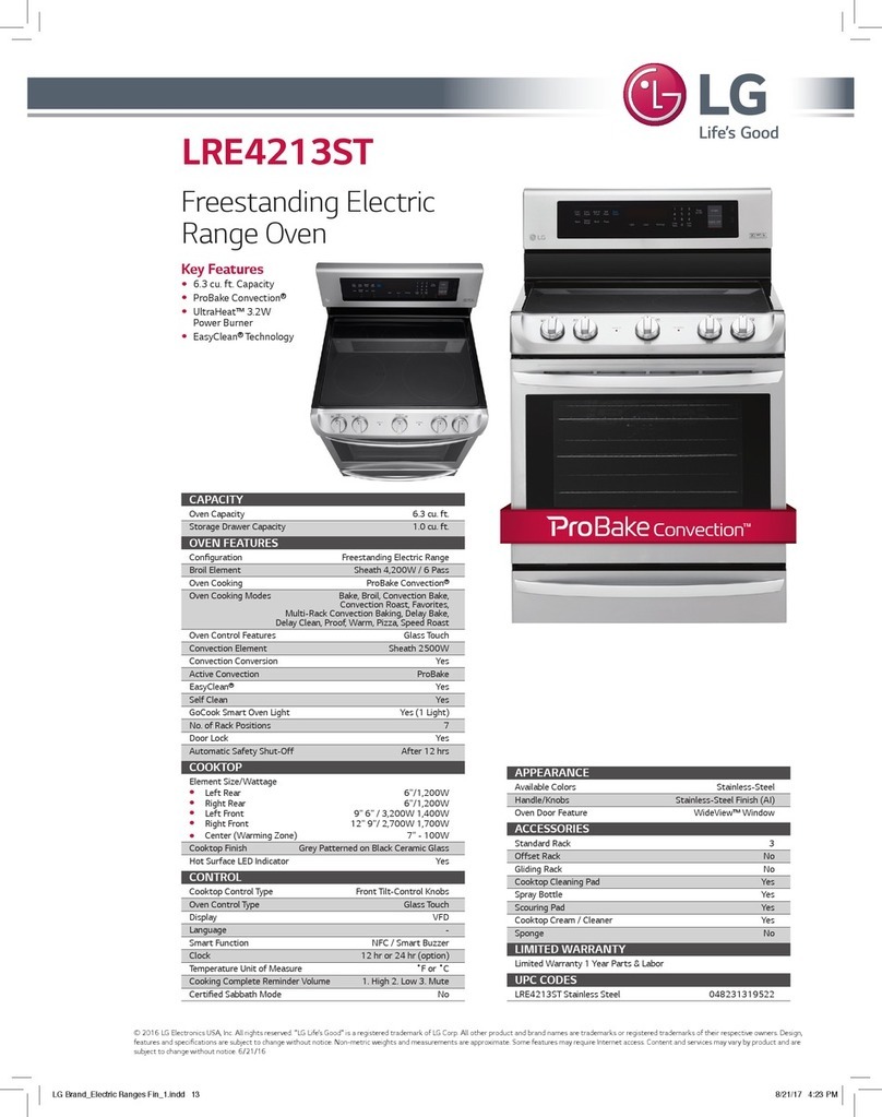 LG LRE4213ST User manual