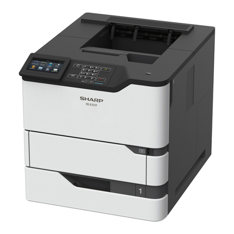 Sharp MX-B557P User manual
