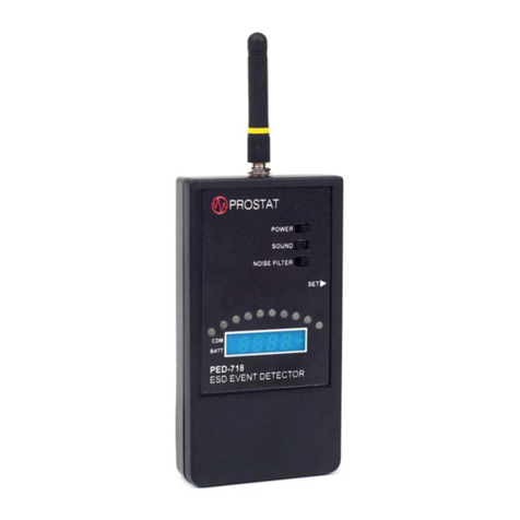 Prostat PED-718 user manual