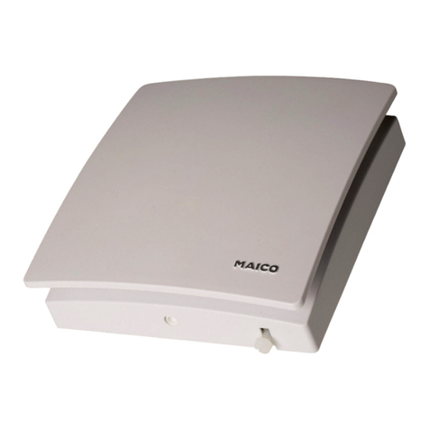 Maico AZV 100 Mounting and operating instructions