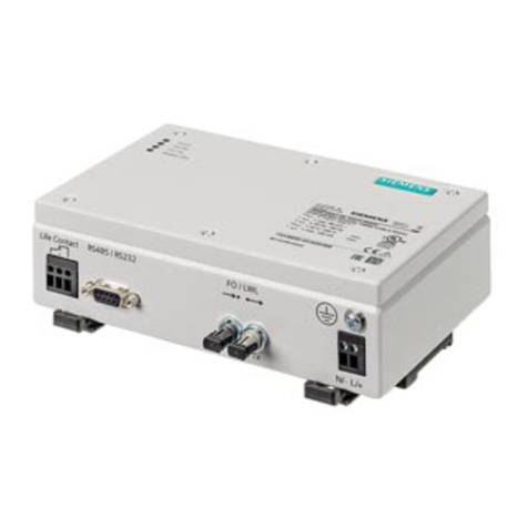 Siemens RS232 User manual