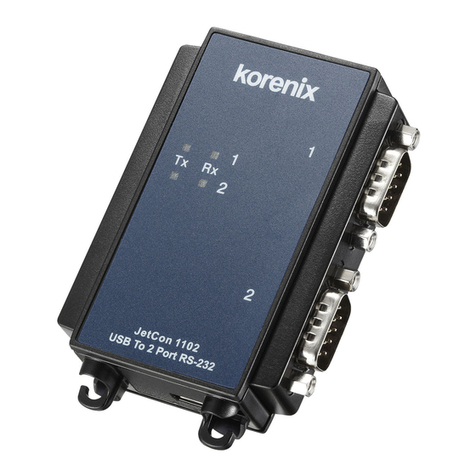 Korenix JetCon 1100 Series User manual