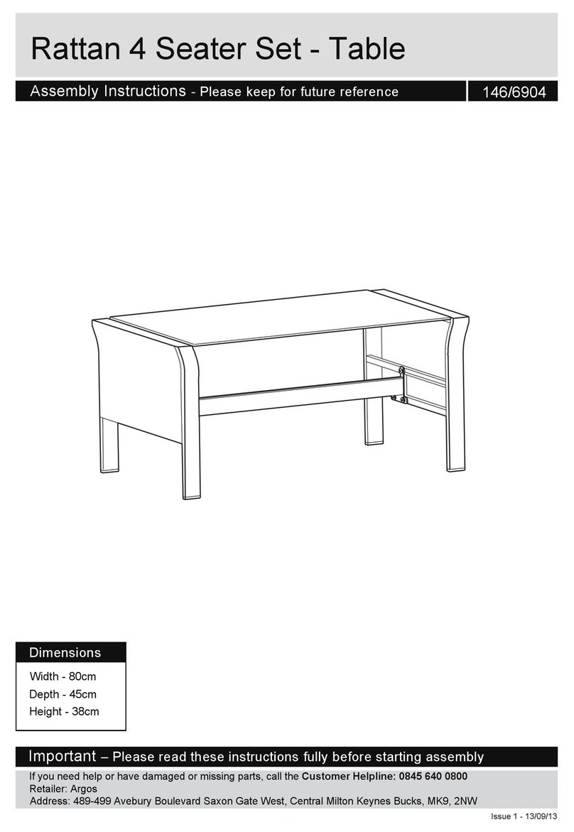 RATTAN 146/6904 Assembly instructions