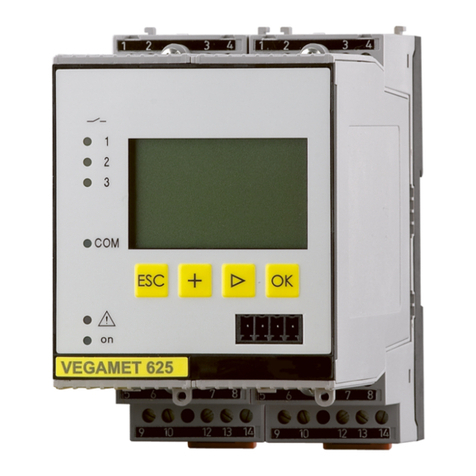Vega VEGAMET 625 operating instructions